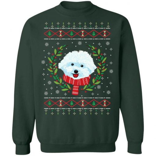 Bichon Frize Jumper Ugly Christmas Sweater