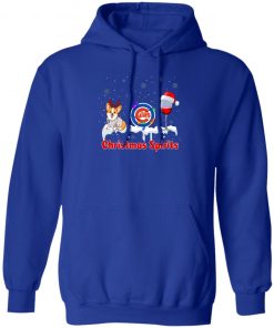 Chicago Cubs Corgi Christmas Spirit hoodie