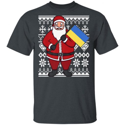 Ukraine Flag Santa Ukrainian Ugly Christmas