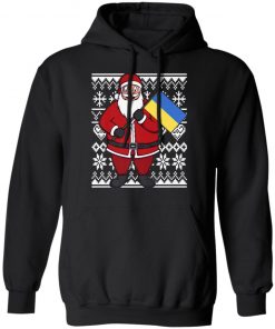 Ukraine Flag Santa Ukrainian Ugly Christmas