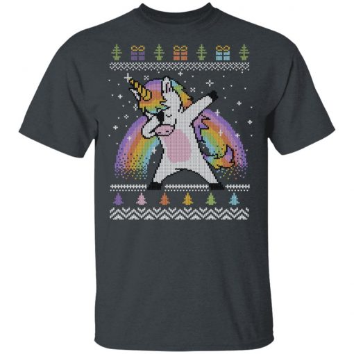 Dabbing Unicorn Ugly Christmas