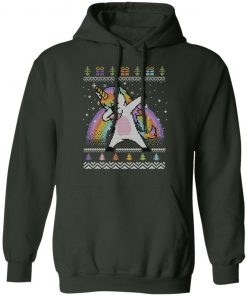 Dabbing Unicorn Ugly Christmas