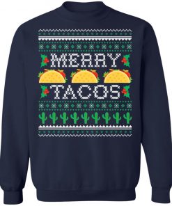 Merry Tacos Ugly Christmas Sweatshirt