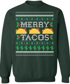 Merry Tacos Ugly Christmas Sweatshirt