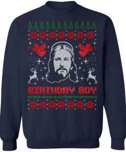 Jesus Birthday Boy Ugly Christmas Sweater