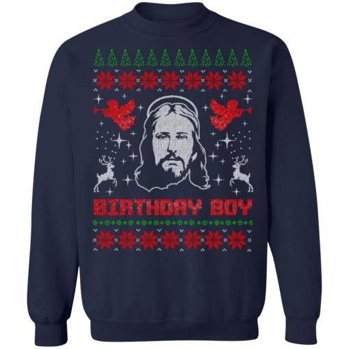 Jesus Birthday Boy Ugly Christmas Sweater