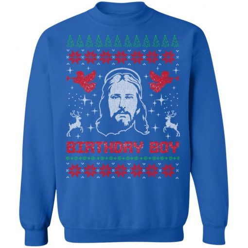 Jesus Birthday Boy Ugly Christmas Sweater