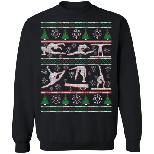 Gymnastics Ugly Christmas Sweatshirt