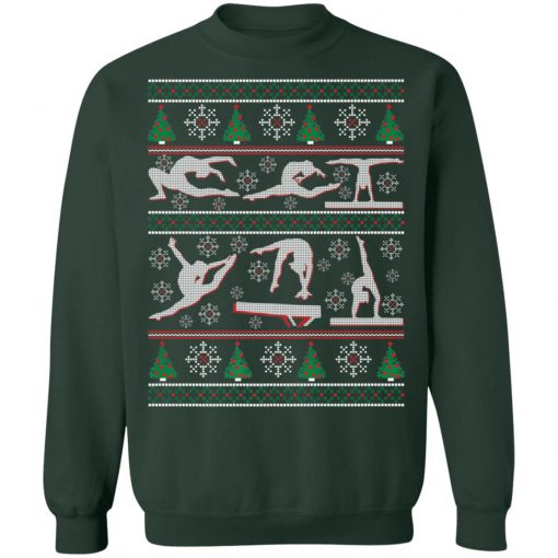 Gymnastics Ugly Christmas Sweatshirt