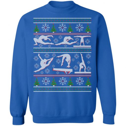 Gymnastics Ugly Christmas Sweatshirt