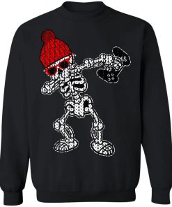 Funny Video Game Shirt Dab Skeleton Ugly Christmas Sweatshirt