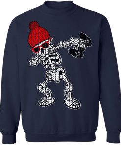 Funny Video Game Shirt Dab Skeleton Ugly Christmas Sweatshirt