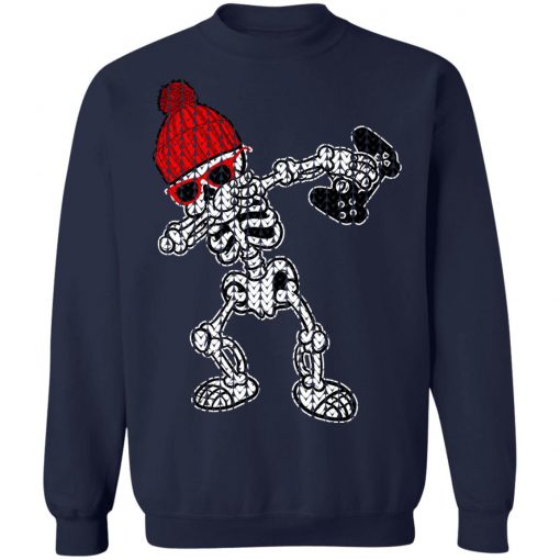 Funny Video Game Shirt Dab Skeleton Ugly Christmas Sweatshirt