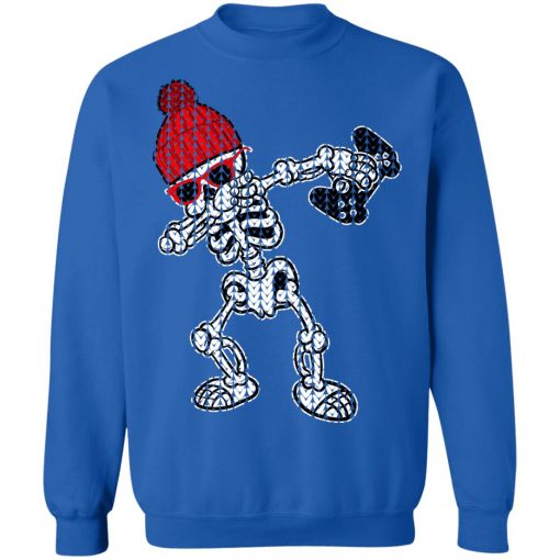 Funny Video Game Shirt Dab Skeleton Ugly Christmas Sweatshirt