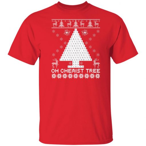 Chemist Tree Shirt Oh Chemistry Ugly Christmas