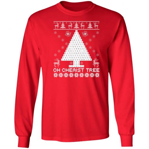 Chemist Tree Shirt Oh Chemistry Ugly Christmas