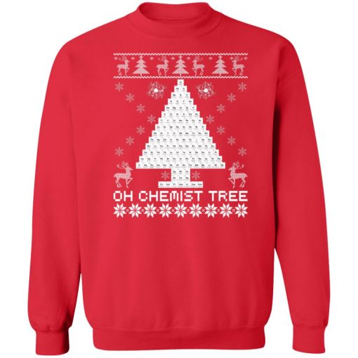 Chemist Tree Shirt Oh Chemistry Ugly Christmas Sweater