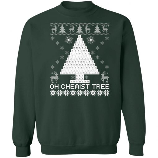 Chemist Tree Shirt Oh Chemistry Ugly Christmas Sweater