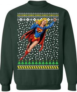 DC Comic Supergirl Sweatshirt Christmas Sweatshirt