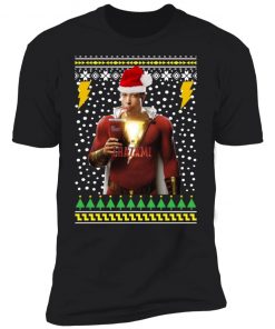 DC Comic Shazam Santa Hat Christmas Ugly