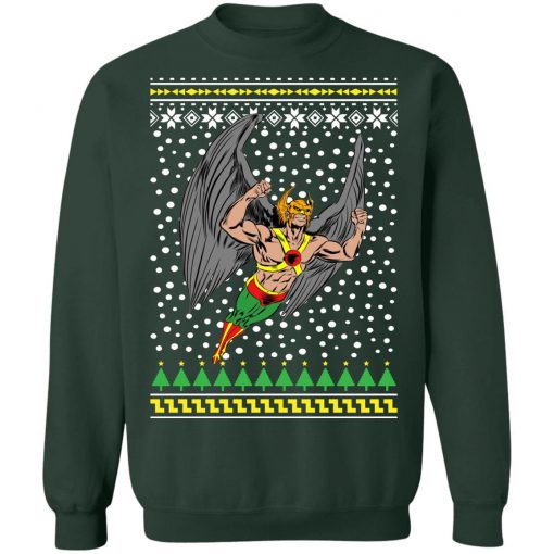 DC Comic Hawkman Christmas Ugly Sweatshirt