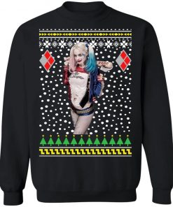 DC Comic Harley Quinn Christmas Ugly Sweatshirt