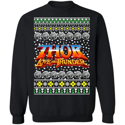 Thor Logo Ugly Christmas Sweater