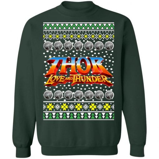 Thor Logo Ugly Christmas Sweater