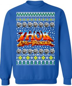 Thor Logo Ugly Christmas Sweater