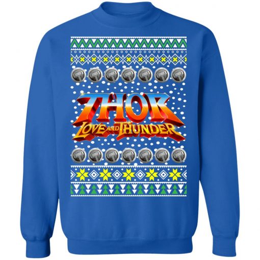 Thor Logo Ugly Christmas Sweater