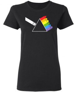 Diceside of the Moon D20 Dice Set Tabletop Game Tee Shirt
