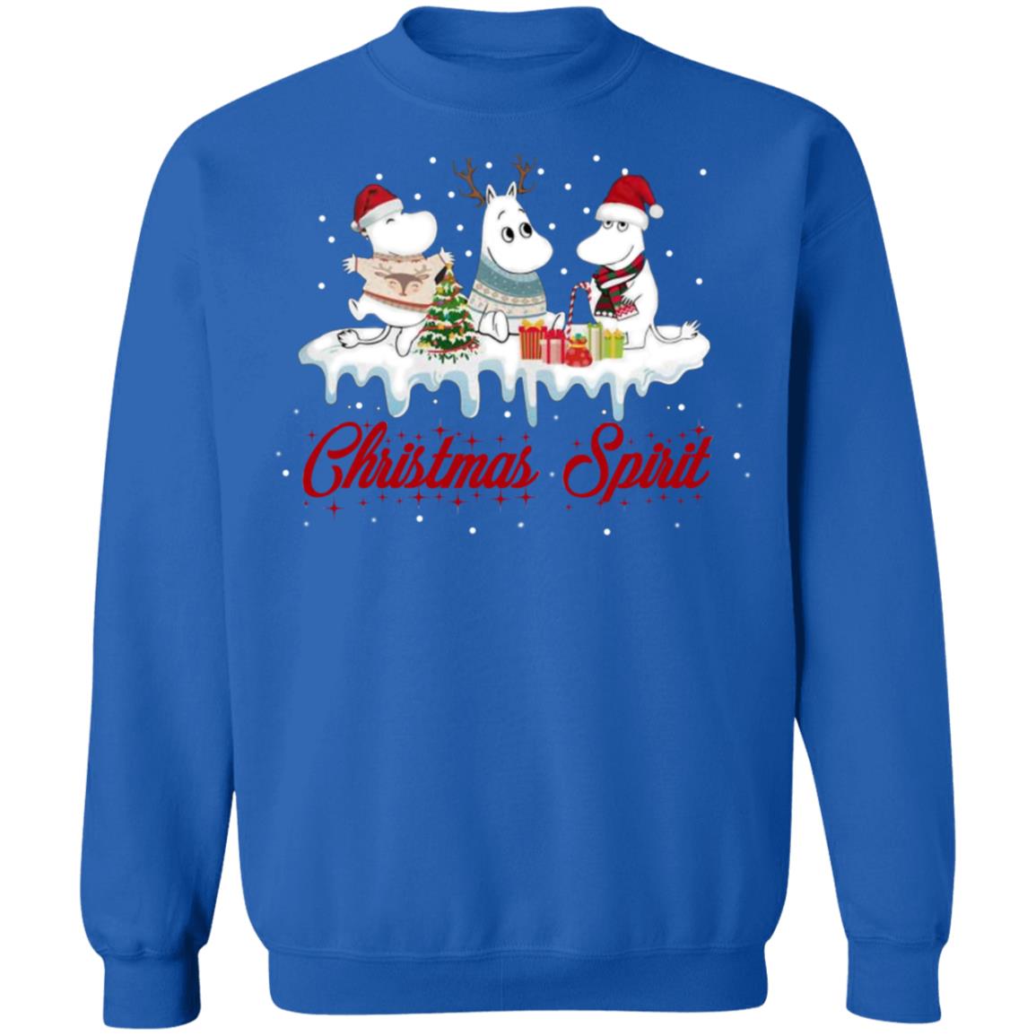Moomins Christmas Spirit Sweatshirt Hoodie Long Sleeve - Q-Finder ...