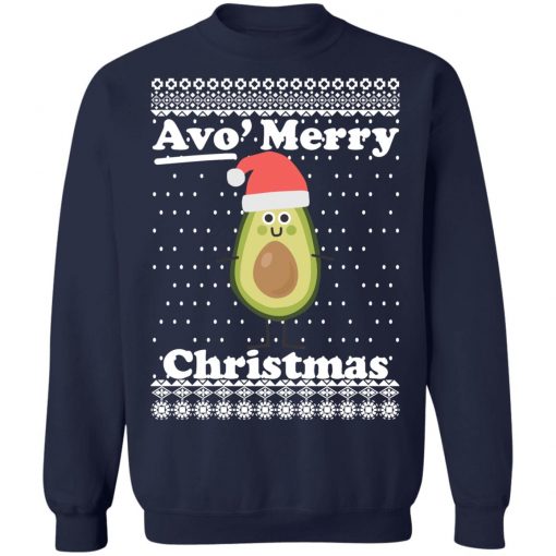 Avo Merry Christmas Funny Christmas Ugly Sweatshirt