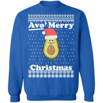 Avo Merry Christmas Funny Christmas Ugly Sweatshirt 