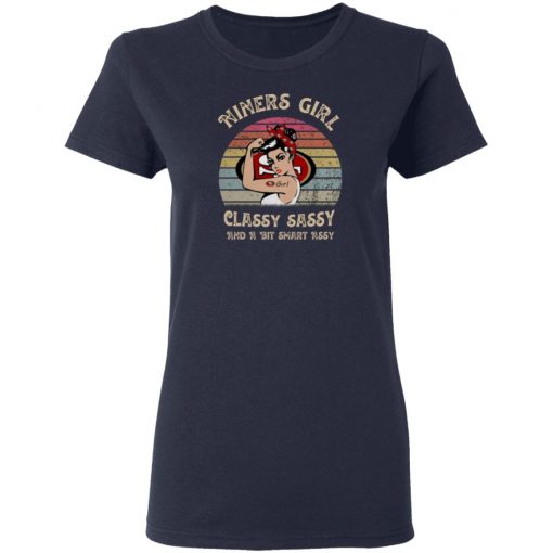 Niners Girl Classy Sassy And A Bit Smart Assy Vintage Tee shirt