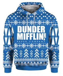 The Office Dunder Mifflin 3D Print Christmas Ugly hoodie