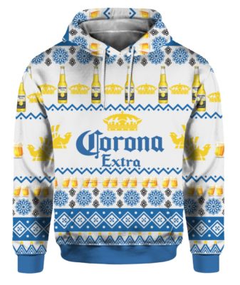 Corona Extra Beer Bottles 3D Print Ugly Christmas hoodie