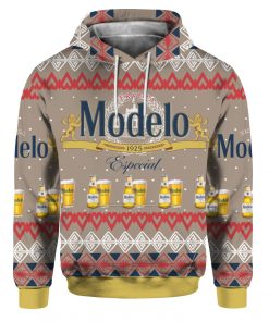 Modelo Especial Beer 3D Print Ugly Christmas Hoodie