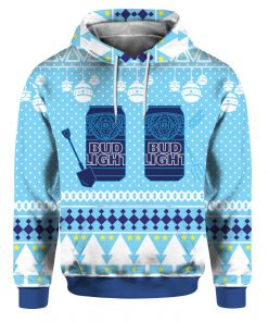 Bud Light Can Beer 3D Print Ugly Christmas hoodie