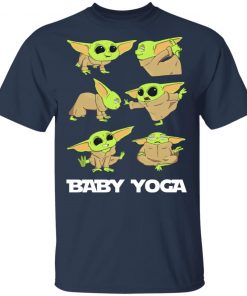 Baby Yoda Doing Yoga The Mandalorian Shirt