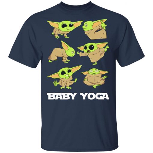 Baby Yoda Doing Yoga The Mandalorian Shirt