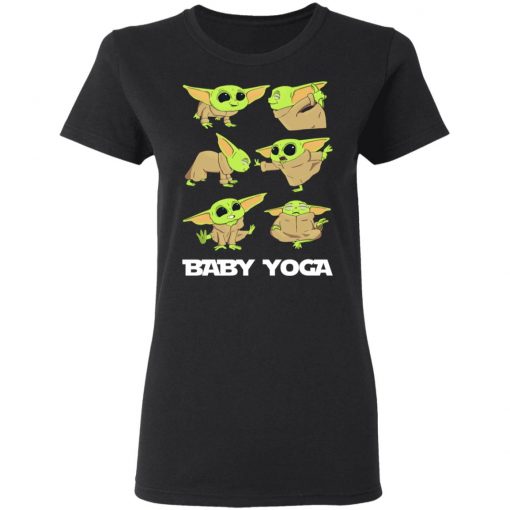 Baby Yoda Doing Yoga The Mandalorian Shirt