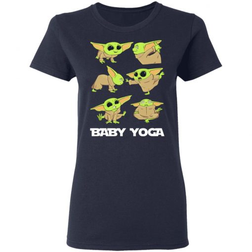 Baby Yoda Doing Yoga The Mandalorian Shirt