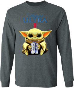 Baby Yoda Hug Michelob Ultra Beer Shirt Ls Hoodie