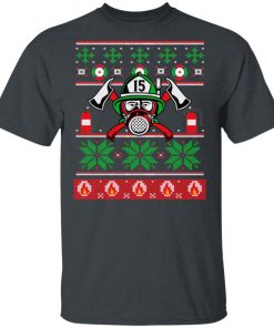 Firefighter ugly christmas