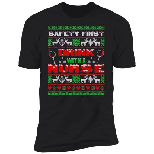 Drink with a nurse ugly christmas