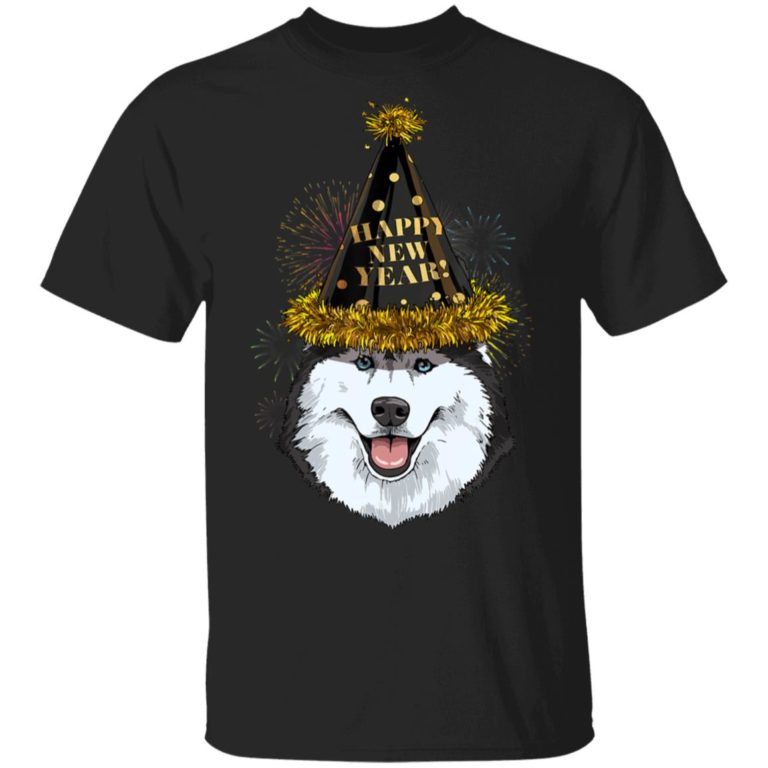 Siberian Husky Happy New Year 2020 Dog HPNY Shirt - Q-Finder Trending Design T Shirt