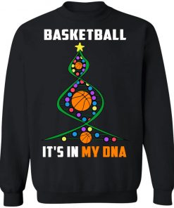 Basketball christmas tree christmas sweater