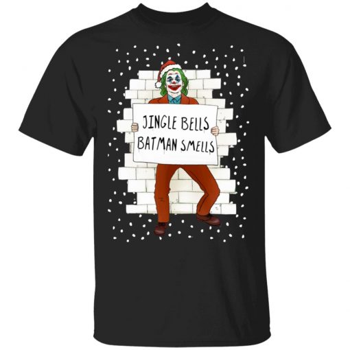 The Joker Jingle Bells Batman Smells Christmas Shirt Hoodie Ls