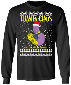 Thanta Claus Thanos Is Coming To Town Marvel Ugly Christmas